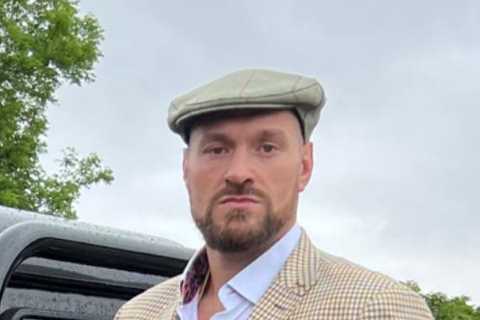‘Lord of the Ring’ – Tyson Fury suited and booted as he poses alongside luxury jeep while enjoying retirement