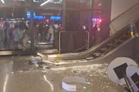 Mass panic & stampede at Barclays Center Davis vs Romero boxing title fight after ‘shooting’ sends crowds screaming