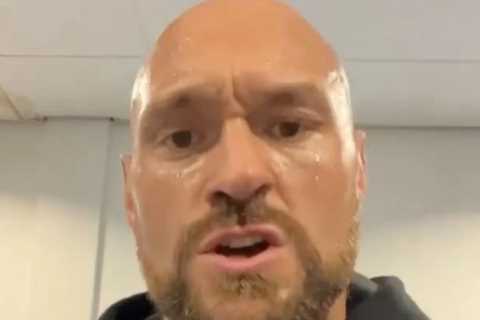 ‘Absolutely flying’ – Tyson Fury training at least TWICE a day with gym work and runs despite retirement claims