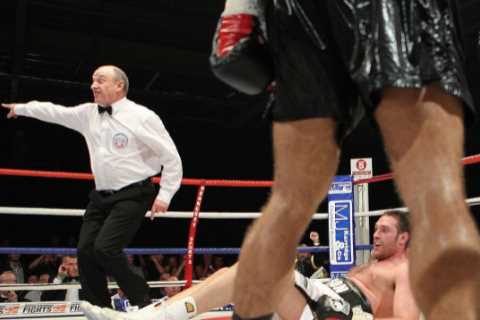 Tyson Fury was knocked down was by unknown Neven Pajkic, who says world champion has an ‘ugly face’