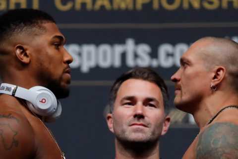 Anthony Joshua’s rematch with Oleksandr Usyk signed and CONFIRMED by Eddie Hearn and set for August 20 in Saudi Arabia