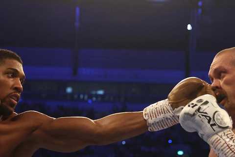 Anthony Joshua set to earn £100MILLION from Oleksandr Usyk rematch in Saudi as Eddie Hearn confirms 50-50 purse split