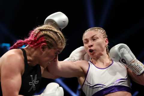 Olympic champ Lauren Price impresses on debut as she cruises to win over Valgerdur Gudstensdottir at Wembley Arena