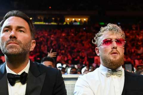 Jake Paul dubbed ‘not very good’ by Eddie Hearn… but promoter still backs YouTube star to BEAT Tommy Fury