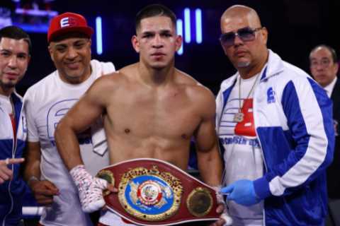 Edgar Berlanga set to be banned for SIX MONTHS and handed huge fine for biting rival Alexis Angulo during fight