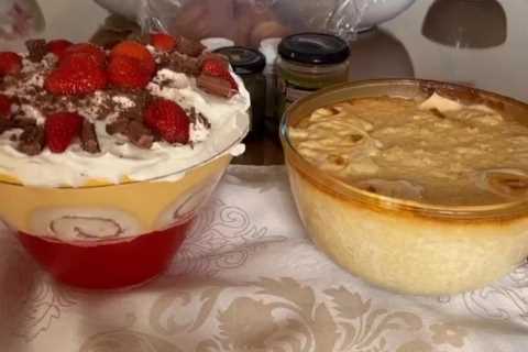 Paris Fury treats husband Tyson to a giant trifle and rice pudding for Father’s Day as boxer enjoys retirement