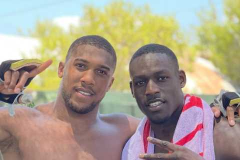 Anthony Joshua in awkward situation as protege Lawrence Okolie called out for huge fight by gym pal Richard Riakporhe