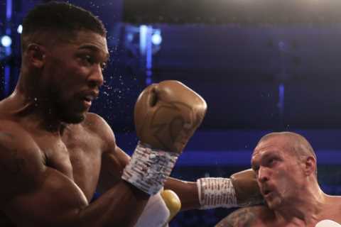 Anthony Joshua is ‘better than what he’s been showing’, claims John Fury as he reveals he will back Brit against Usyk