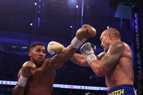 Anthony Joshua insists there’s ‘no love lost’ with ex-coach Rob McCracken despite brutally axing him after Usyk defeat
