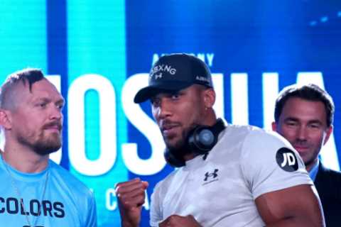 Anthony Joshua rematch with Oleksandr Usyk not part of new £100m DAZN deal with fight currently WITHOUT TV broadcaster
