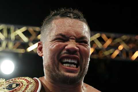 Joe Joyce calls out winner of Joshua vs Usyk as Brit juggernaut batters Christian Hammer to close on world title shot