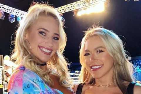 ‘Don’t let your imagination run too wild’ – Ebanie Bridges teases fans after posing with OnlyFans star Elle Brooke