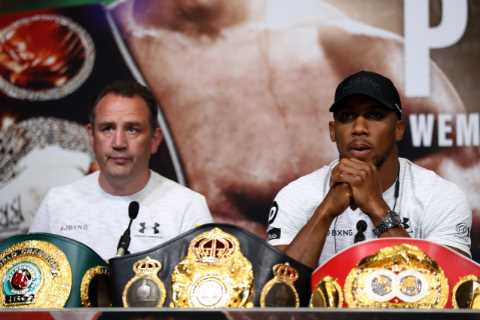 Anthony Joshua reveals he sacked Rob McCracken and old training team for not telling him he was losing first Usyk fight