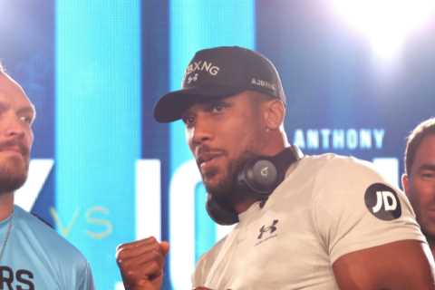 Anthony Joshua vs Oleksandr Usyk rematch to be shown on Sky Sports in shock £25m deal despite Brit’s huge DAZN contract