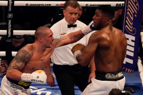 Tyson Fury’s dad claims Rob McCracken ‘saved Anthony Joshua’s LIFE’ in Usyk fight and stopped Brit from being KO’d