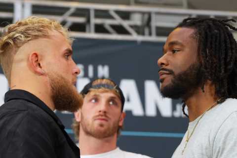 Jake Paul accused of being ‘SCARED’ to fight Hasim Rahman Jr at heavyweight after including clause to ‘cheat’ him
