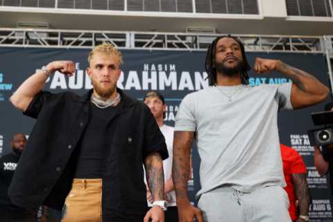 Furious Jake Paul responds to claims his next fight against ex-sparring partner Hasim Rahman Jr is ‘fixed’