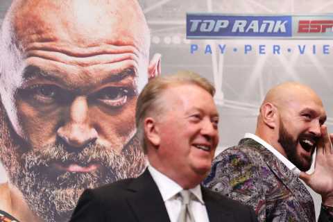 Tyson Fury’s promoter CONFIRMS talks to return against winner of Anthony Joshua and Oleksandr Usyk rematch