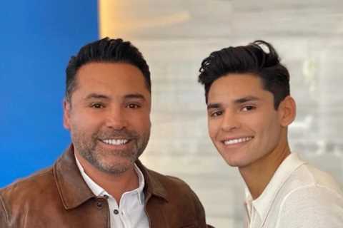 ‘You have to respect legends’ – Ryan Garcia gets dressing down from Oscar De La Hoya over Canelo and Mayweather blast