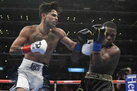 Watch Ryan Garcia KO Javier Fortuna after knocking rival down THREE times then call out Gervonta Davis