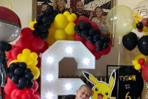 Inside Tyson and Paris Fury’s son’s incredible 6th birthday party with Pokemon theme and HUGE Pikachu-inspired cake