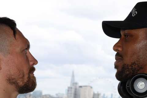 Anthony Joshua warned that Oleksandr Usyk is sending home 6ft 6in sparring partners and demands ‘WAR’ in training camp