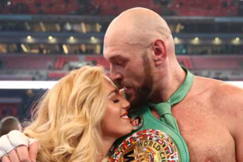 Mega-rich Tyson Fury and wife Paris splash out on £1.55 Bird’s custard powder