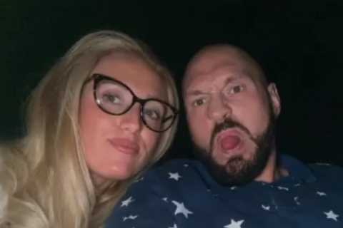 Tyson Fury and Paris enjoy date night at cinema as heavyweight champion takes wife to see Elvis