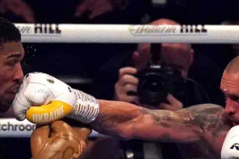 Lennox Lewis slammed Anthony Joshua for being ‘so tentative’ in Usyk loss and says he has to ‘learn and improve’