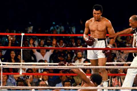 Heavyweight title belt won by Muhammad Ali at Rumble In The Jungle sells for £5.15million