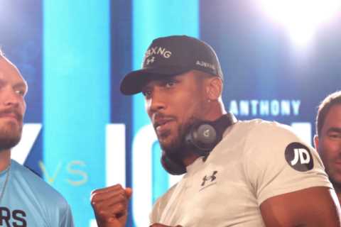 Anthony Joshua against Oleksandr Usyk blockbuster undercard revealed with two stunning world title eliminators