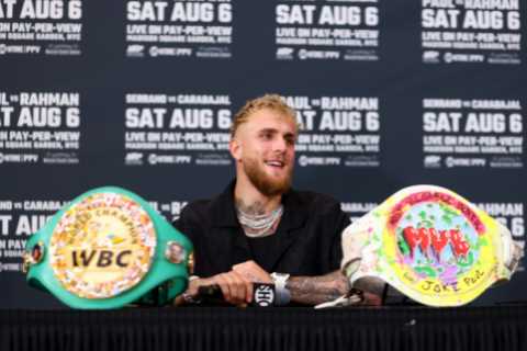 Jake Paul sparring former three-time world champion ahead of Hasim Rahman Jr fight after Tommy Fury pulled out