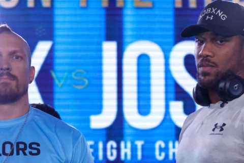 Anthony Joshua chose to face Oleksandr Usyk instead of Tyson Fury and Gypsy King’s free fight offer is ‘b******’