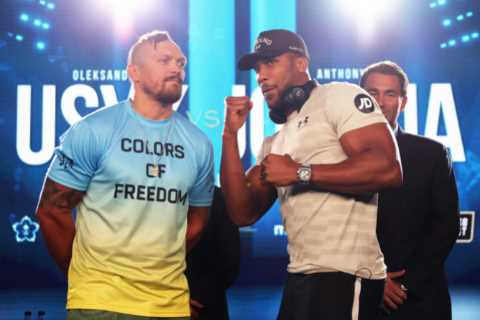 Anthony Joshua’s next fight date after Oleksandr Usyk revealed with Eddie Hearn already plotting return to ring