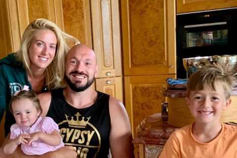 Inside Tyson Fury’s £1.7million Morecambe mansion – with gold curtains and radiators and a red marble kitchen