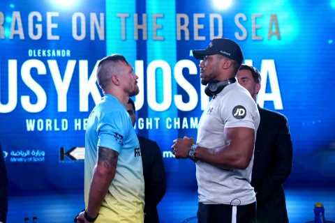 Anthony Joshua told to undergo dramatic body transformation and get his “muscle mass OFF” to win crunch Usyk rematch