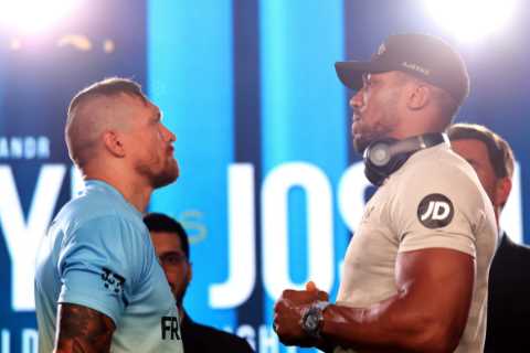 Anthony Joshua to go into Oleksandr Usyk rematch ‘very, very aggressive’ with fresh tactics taught by new training team