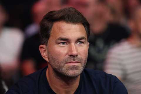‘Pains me to say it’ – Anthony Joshua’s promoter Eddie Hearn admits rival Tyson Fury is currently the best heavyweight
