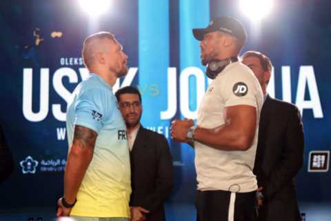 Anthony Joshua is not at same level as Oleksandr Usyk with Brit ‘regressing since fighting Wladimir Klitschko’