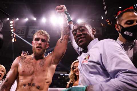 Jake Paul ACCEPTS winner-take-all grudge match against YouTube boxing rival KSI at Wembley Stadium in 2023