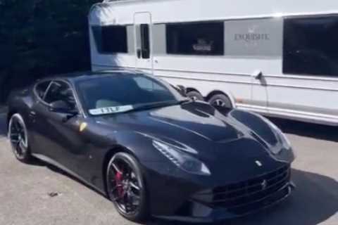 Tyson Fury shows off stunning £300,000 Ferrari as boxing legend prepares to sign contract for Derek Chisora trilogy