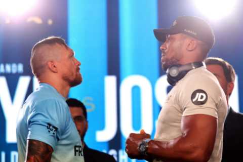 Oleksandr Usyk getting up at 4.45am to train three times a day in brutal sessions ahead of Anthony Joshua rematch
