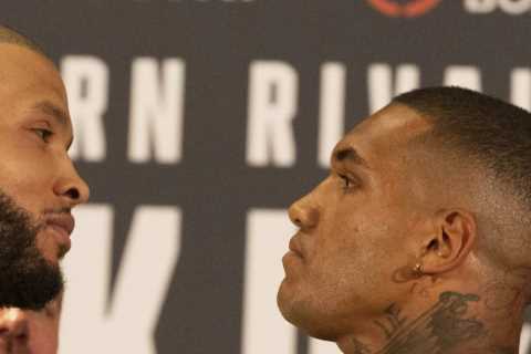 ‘I’ll take him to school’ – Chris Eubank Jr taunts smaller rival Conor Benn and threatens to ‘teach him’ a lesson