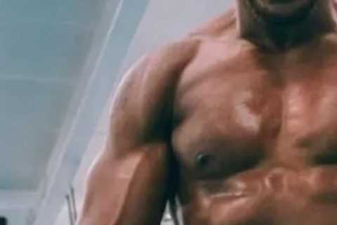 Anthony Joshua shows off hulking body ahead of Oleksandr Usyk rematch as he reveals flawed first fight plan