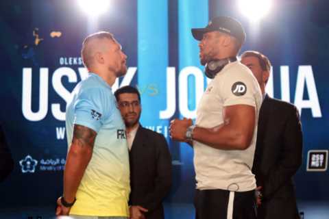 Anthony Joshua ‘more than capable’ of winning Usyk rematch after working on secret technique, says sparring partner
