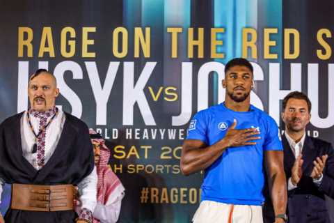 Tyson Fury slammed by Oleksandr Usyk for calling him ‘pumped up middleweight’ ahead of Anthony Joshua rematch fight