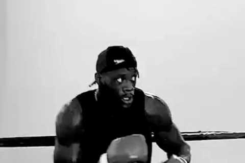 Watch Deontay Wilder show off explosive power and hand speed ahead of ring return against Robert Helenius