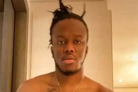 KSI shows off his incredible eight-month body transformation after cutting HUGE amount of weight for Swarmz fight