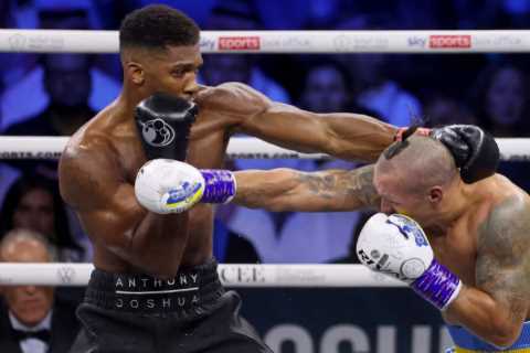 Eddie Hearn was ready to run into the ring in round nine after believing Anthony Joshua was on the brink of KOing Usyk