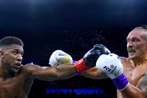 Anthony Joshua’s own trainer Robert Garcia claims Brit ‘mentally defeated himself’ during Oleksandr Usyk rematch